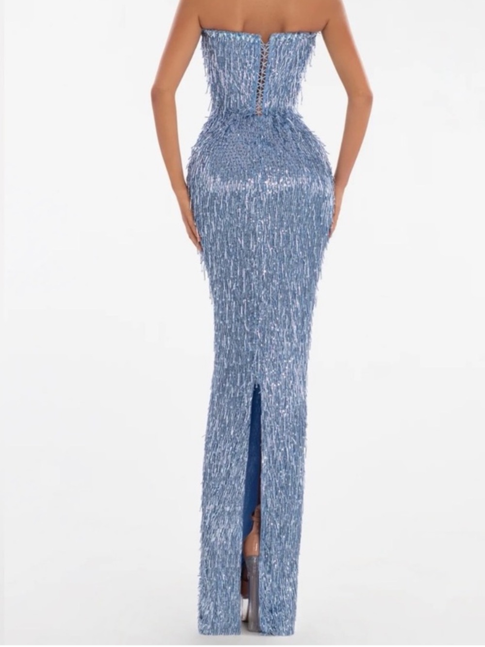 Albina Dyla Sapphire Gleam Dress in Blue - Picture 2 of 4